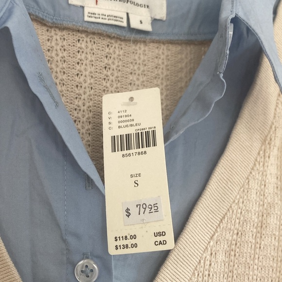 Anthropologie twofer button up shirt - Picture 4 of 5